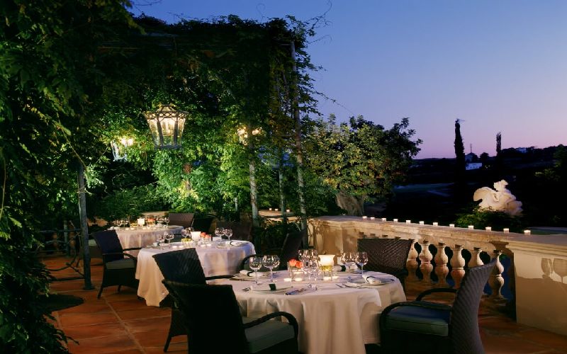 Villa Padierna golf resort terrace