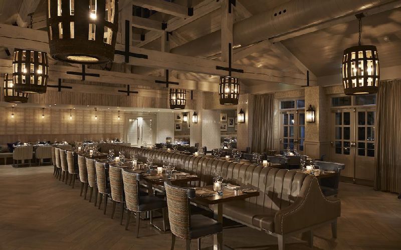 belfry golf resort restaurant tables