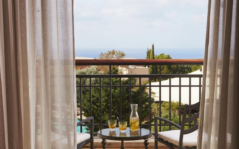aphrodite hills resort balcony