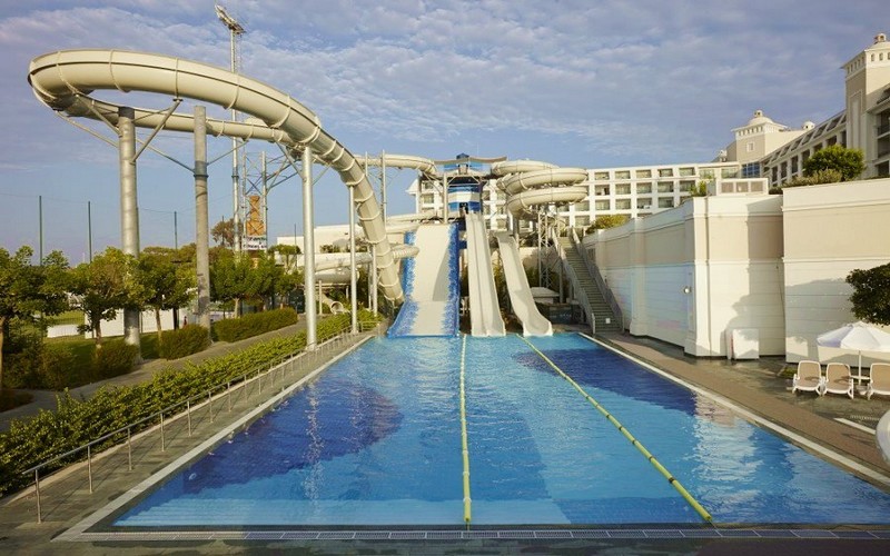 titanic deluxe golf belek water slide pool