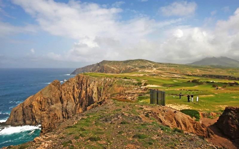 porto santo golf course cliff