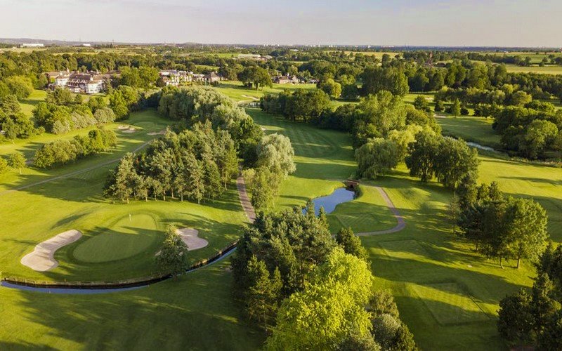 belfry resort course aerial