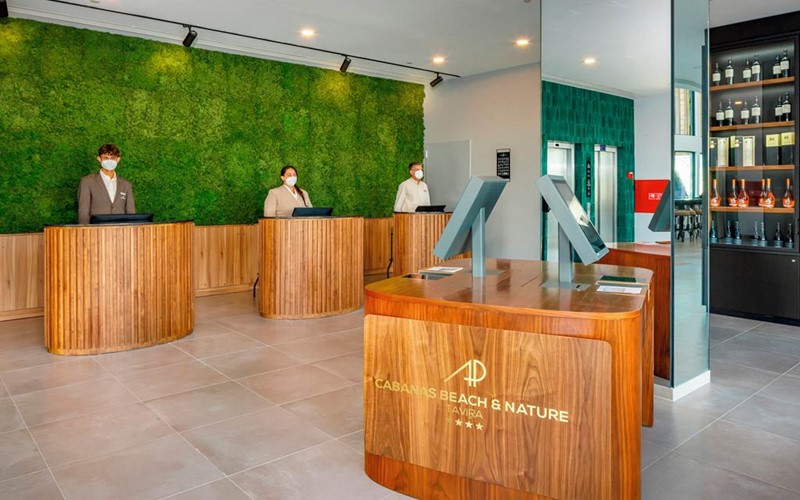 AP Cabanas Hotel reception